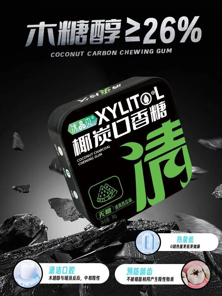 的口香糖正掀起糖果界“黑科技”风暴爱游戏网站入口打破常规！这款黑黑(图8)